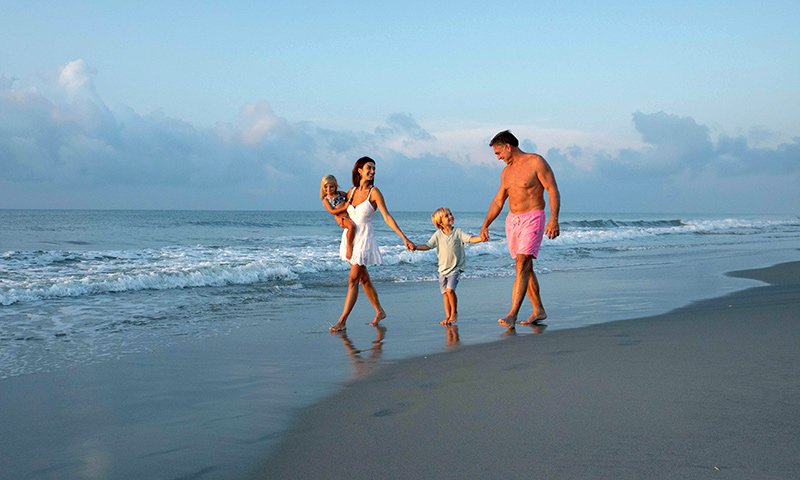 Grande Dunes - Family Walking on the Beach