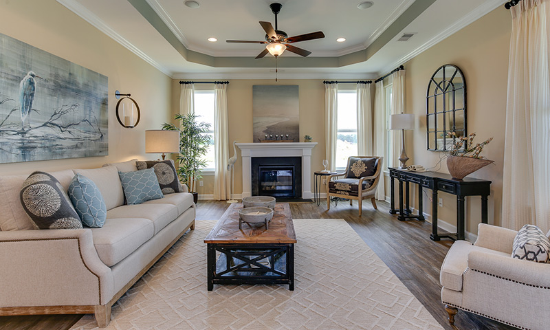 Chesapeake Homes - Bridgewater - The Shorebreak - Living Room