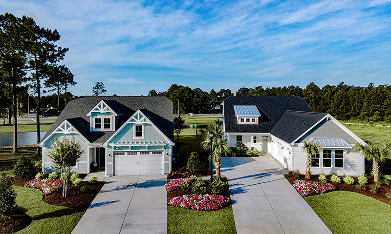 Chesapeake Homes - Waterbridge - 2 Houses - Front View