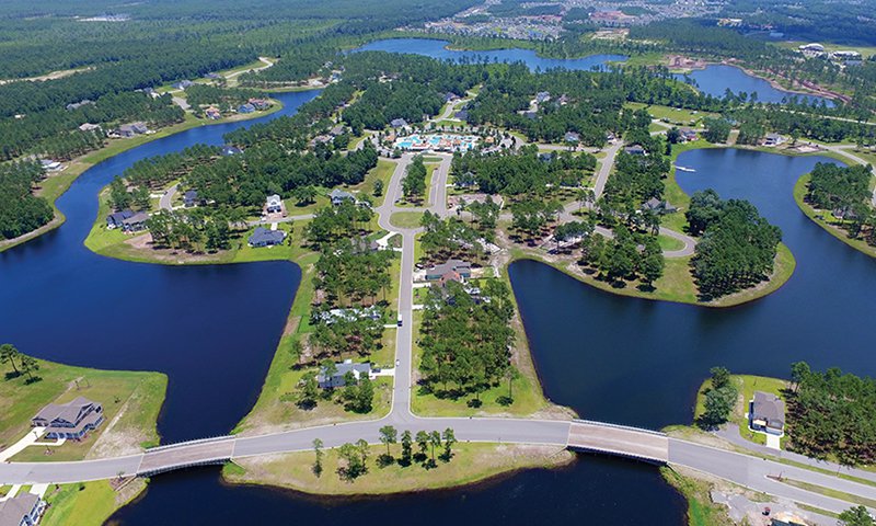 Chesapeake Homes - Waterbridge - Aerial View