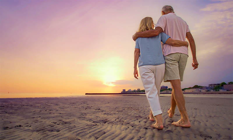 Del Webb Ocean Isle Beach - Couple on the Beach at Sunset Del Webb Ocean Isle Beach - Couple on the Beach at Sunset