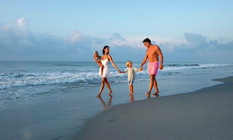 Grande Dunes - Family Walking on the Beach