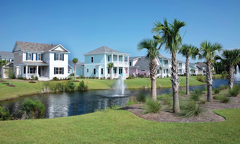 Grande Dunes - Streetscape and Pond