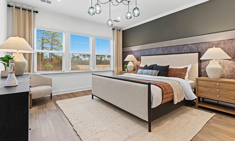 Pulte Homes - Southport Meadows - Bedrock - Master Bedroom