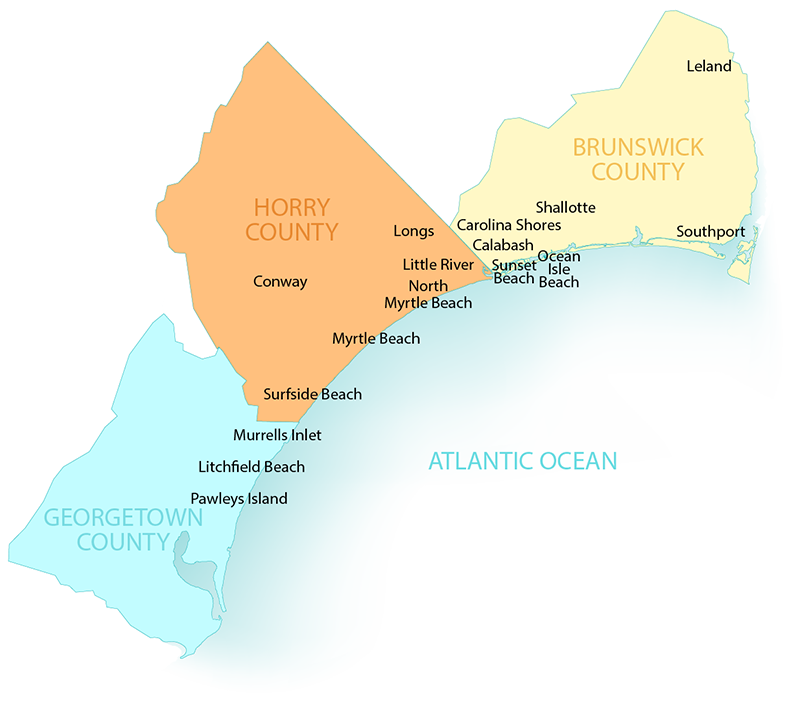 Grand Strand Orientation Map