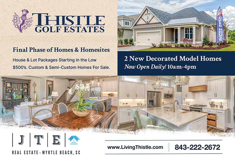 JTE Real Estate - Classic Homes - Thistle Golf Estates Ad