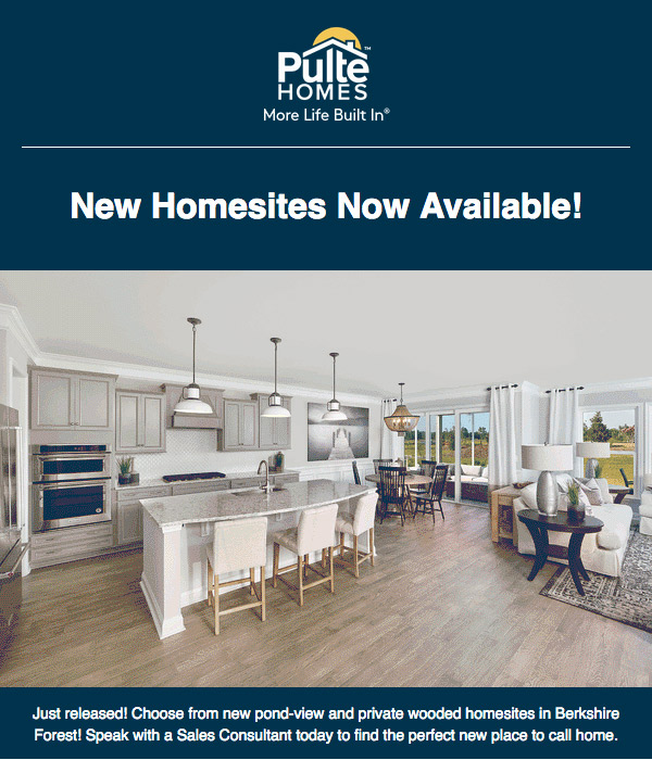 Pulte Homes - Berkshire Forest - New Homesites
