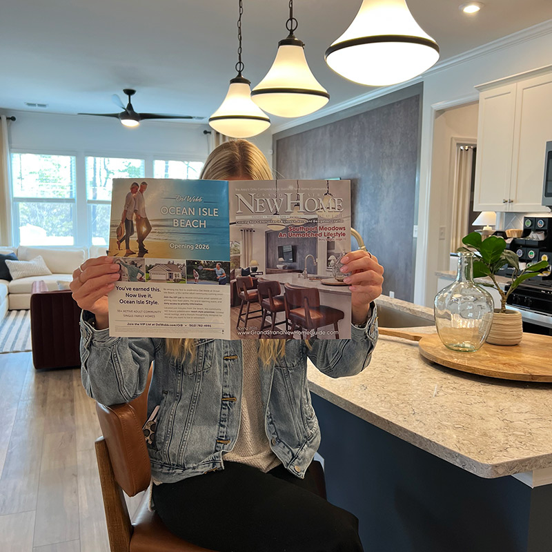 Pulte Homes - Southport Meadows - Girl Holding GSNHG Magazine